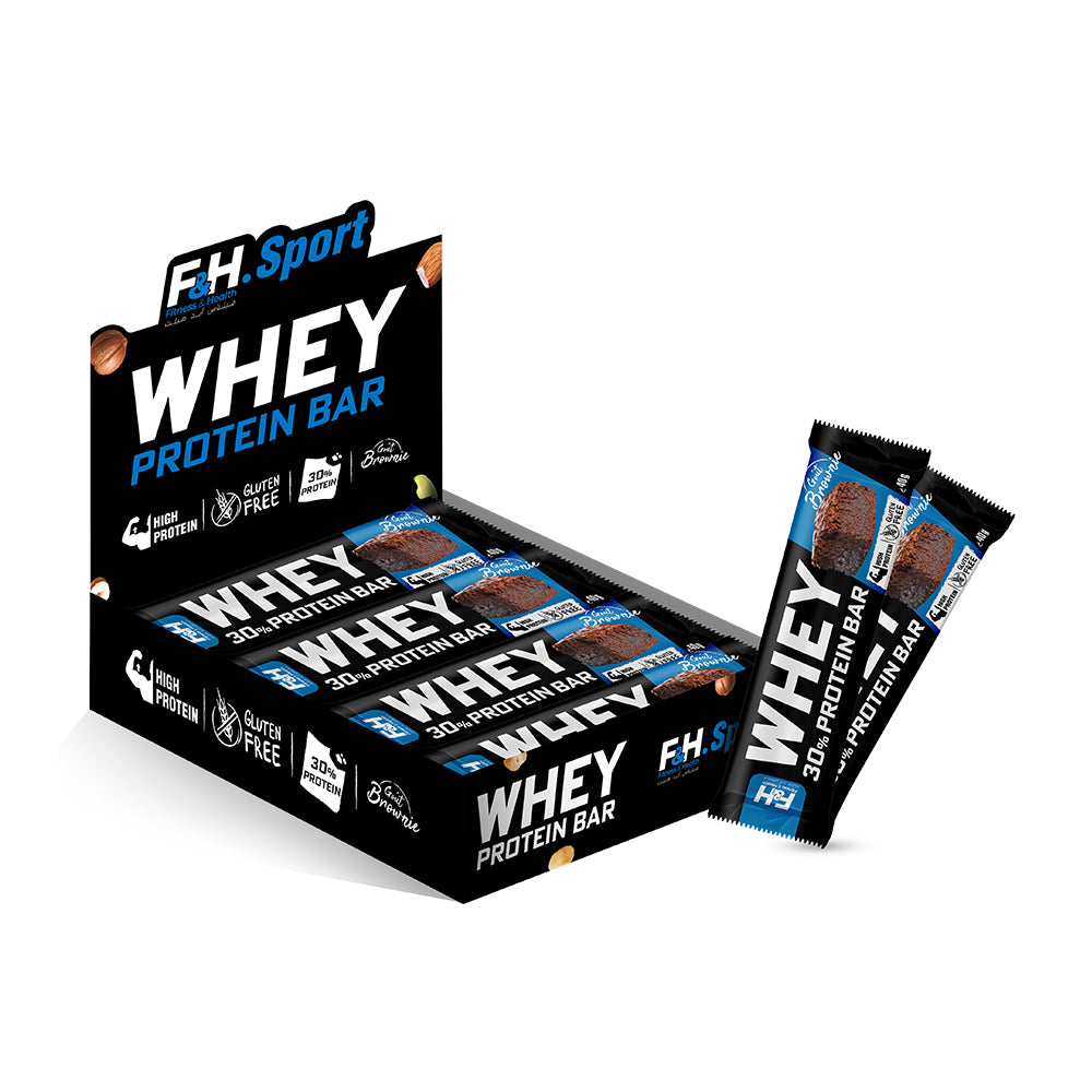 Whey Bars 30% Protein Brownie – 15 Unités