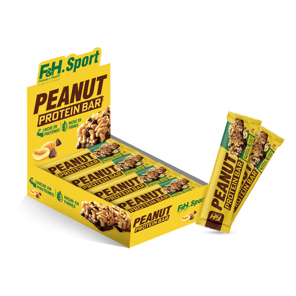 Peanut Protein Bar – 20 Unités